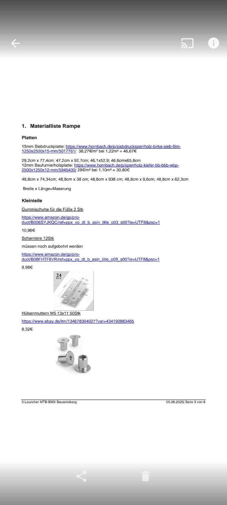 Ramp Construction Plans for Kicker Launcher, Large, MTB/BMX, Height 60 ...