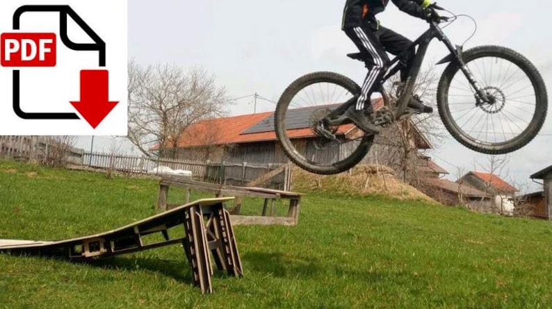 Ramp Construction Plans for Kicker Launcher, Large, MTB/BMX, Height 60 ...