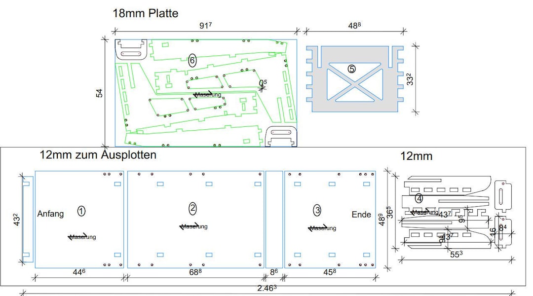 DWG and DXF for Medium Ramp - Etsy