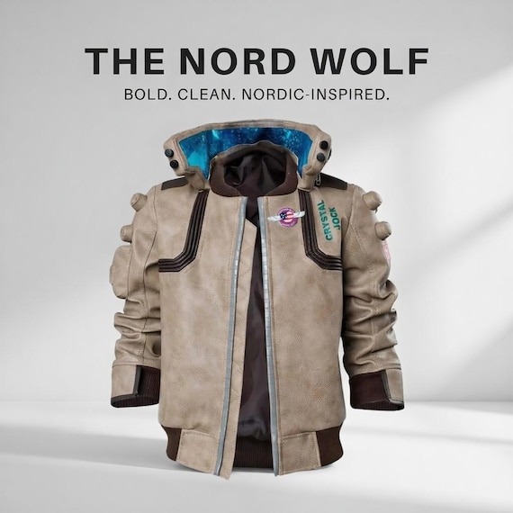 Cyberpunk 2077 Real Leather Samurai Bomber Jacket – Cosplay Coat