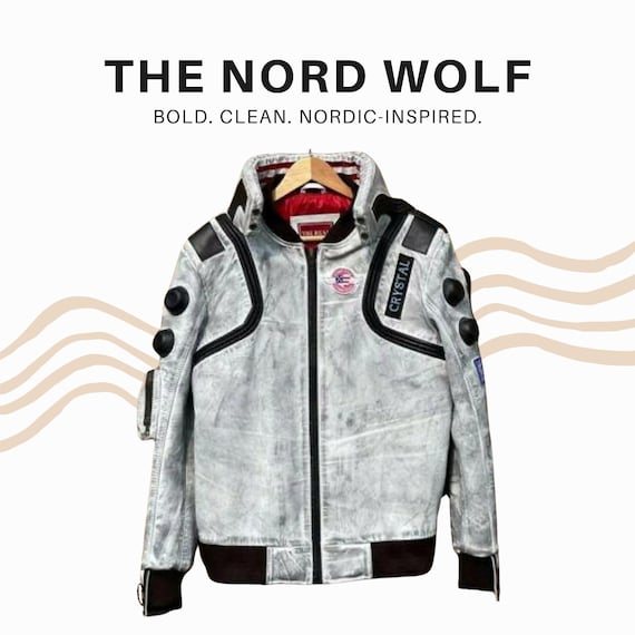 Cyberpunk 2077 White Samurai Jacket – Waxed Leather LED