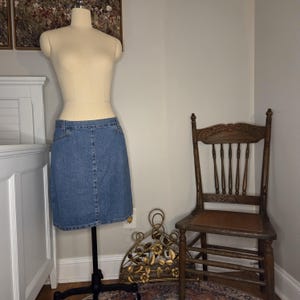スカート Vintage Vivaldi blue denim pencil skirt Vintage Vivaldi blue denim pencil skirt - メルカリ