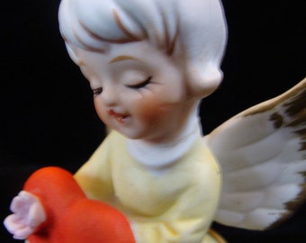 February Birthday Angel Valentines Day Figurine