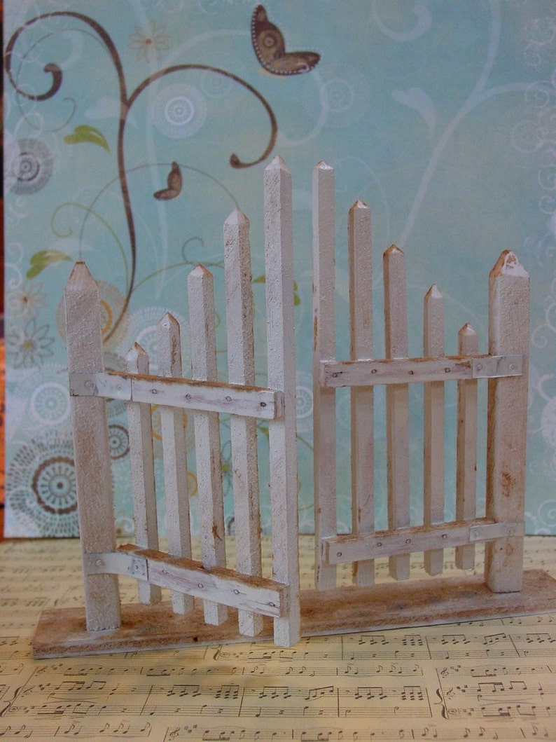 Handmade Vintage Fairy Garden Gate Etsy