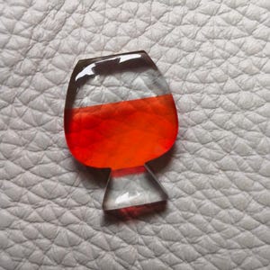 Multi Farbe Dublate Glas lose Edelstein flache Rückseite Cabochon Phantasie Form Größe 25x18x6 MM CTS 23 machen für die Schmuckherstellung Edelstein