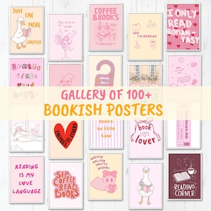 Book Lover Wall Art Prints: Literary Quotes, Cozy Decor (Digital Download)