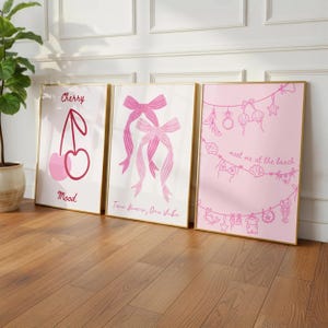 200 Pink Coquette Aesthetic Prints – Vintage Y2K Feminine Wall Collage Set | Soft Dreamy Digital Art for Bedroom, Dorm & Girly Decor image 14