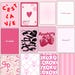 110 Coquette Pink Aesthetic Posters | Vintage-inspired Wall Collage Kit ...