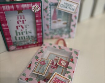 Christmas Gift Card Holder Shaker Ornament for Gift Card