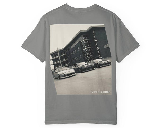 Custom Cars and Coffee Unisex Tee, Comfortable & Modern Look, Car Enthusiast Gift, Vehicle Lover Shirt, Streetwear Style, Graphic Tee