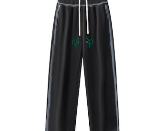 Pantalones deportivos de polar con bordes desteñidos