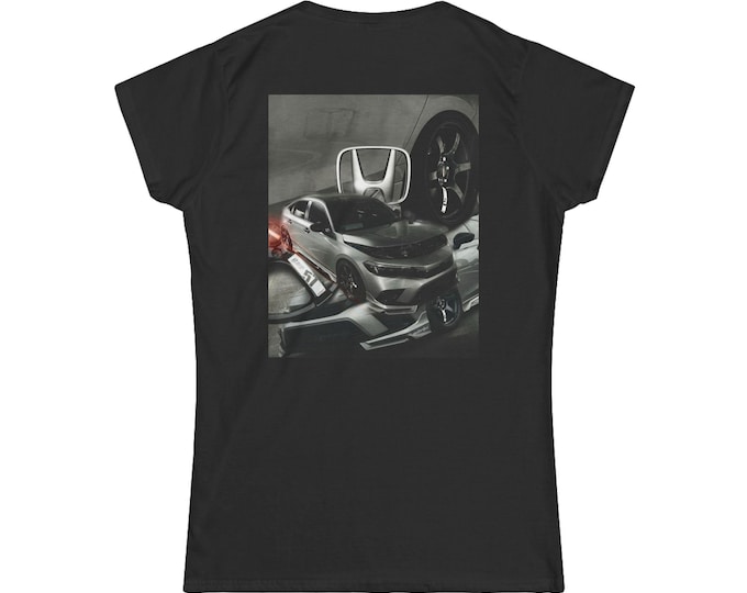 Car Enthusiast Tee, Honda Civic Shirt, Silver Bullet Top, Automotive Apparel, Car Lover Gift