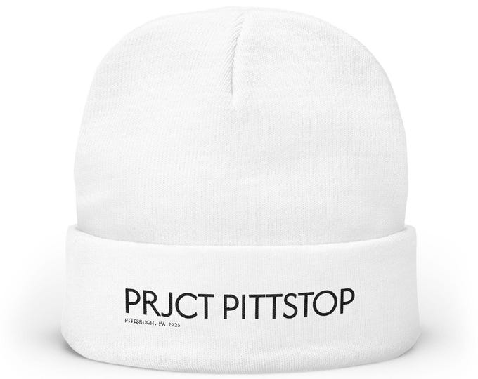 PRJCT PITTSTOP Knit Beanie (Embroidery)
