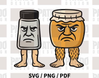 Garamararamararaman dan Madudungdung tak tuntung perkuntung Meme SVG PNG PDF, Italian Brainrot Weirdcore Salt Honey Jar Digital Art Download