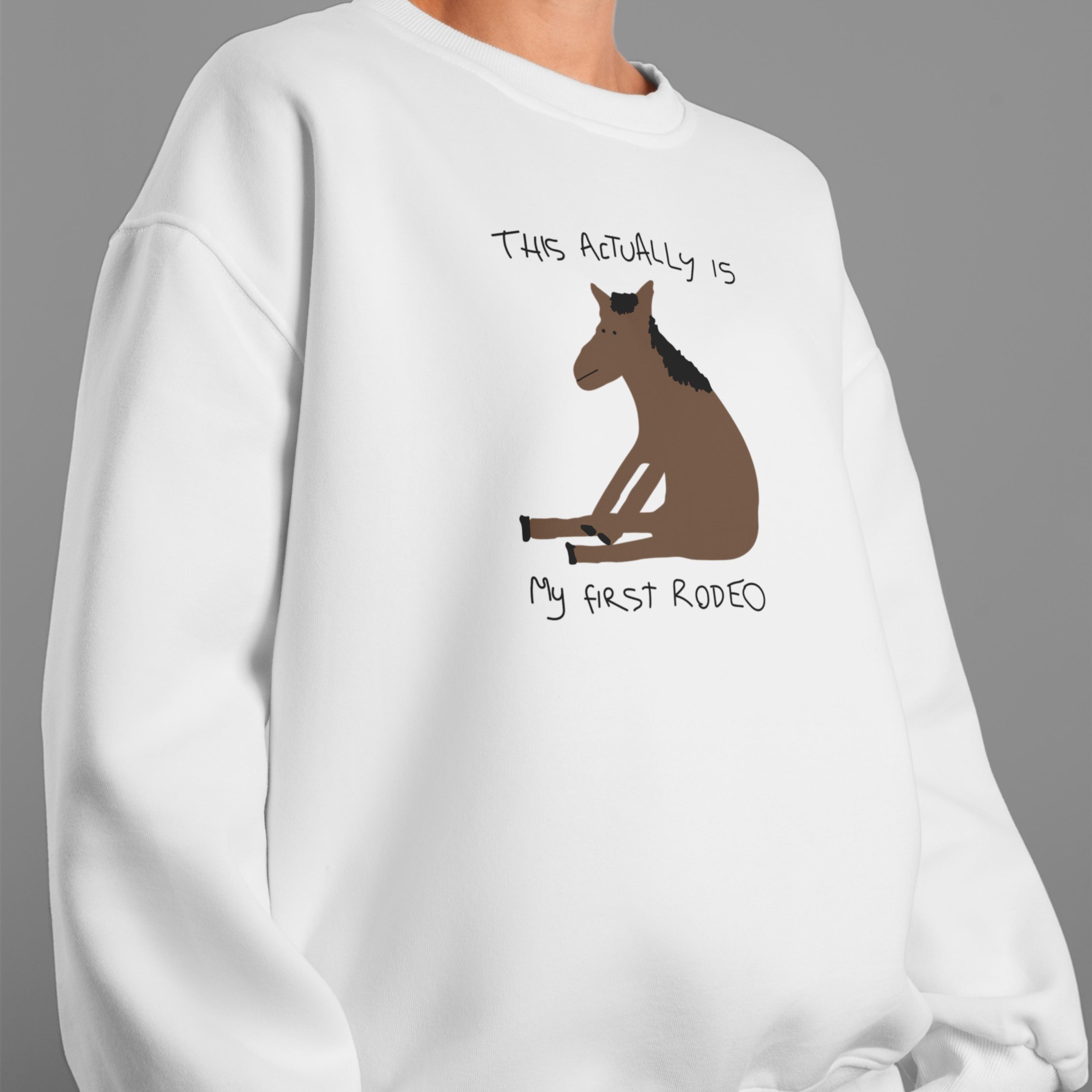 This Actually is My First Rodeo SVG PNG PDF | Funny Horse Quote Digital ...