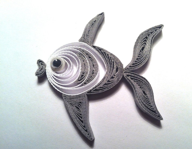 9 pc QUILLING Fun Quilled Vacation Embellishments of OCEAN or Etsy