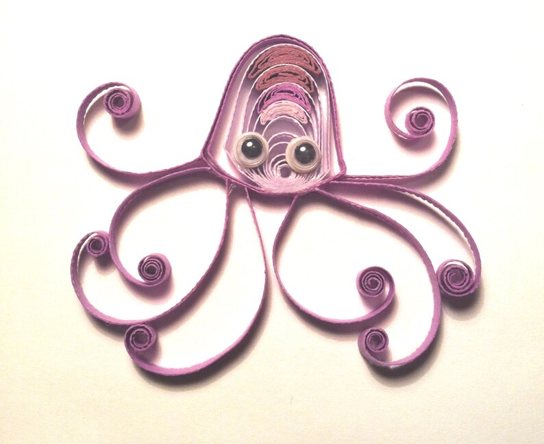 9 pc QUILLING Fun Quilled Vacation Embellishments of OCEAN or Etsy