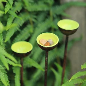 Bee Watering Stations, colourful watering stations  Garden Décor, Wildlife Drinking Bowl