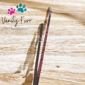 Personalised waterproof dog leads