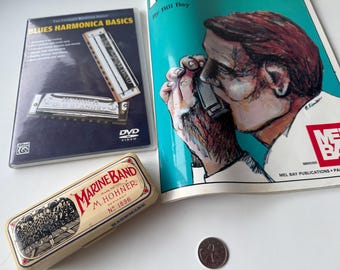 Vintage Harmonica M.HOHNER-ORCHESTER VINETA #4 - Etsy
