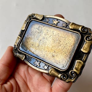 Vintage Belt Buckle Blanks, Brass DIY Buckle Setting, Make Your Own Belt Buckle, Epoxy Resin Art Buckle Blank Backing, Customizable Buckle