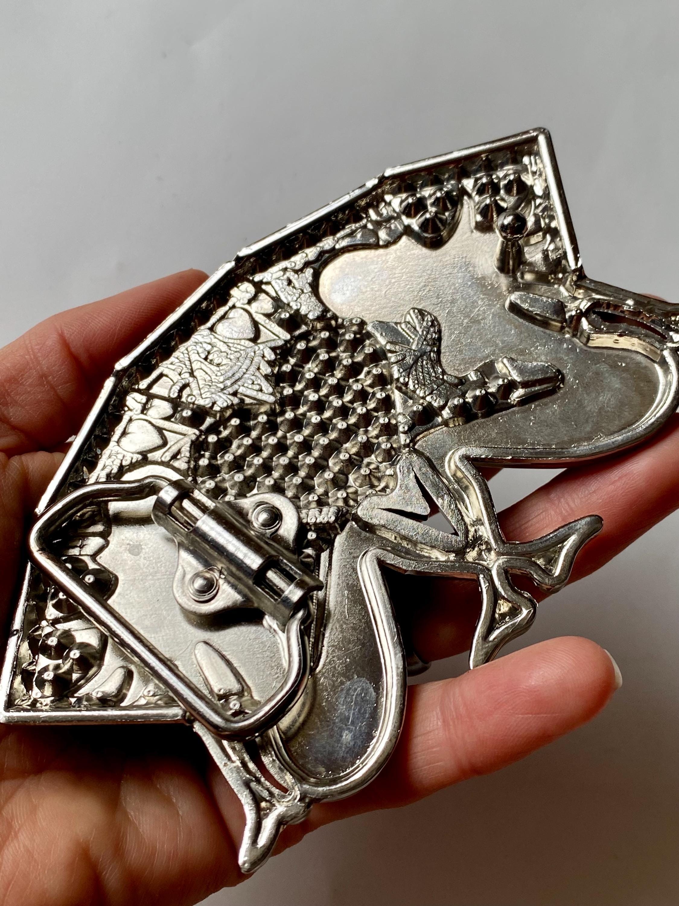 Bejeweled Casino Belt Buckle: Las Vegas Theme, Rhinestone  display picture 2