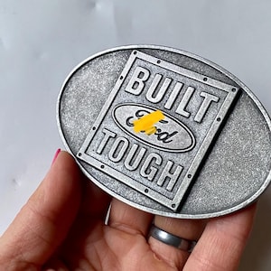 Vintage Sammler Gürtelschnalle, Auto gebaut robuste Schnalle