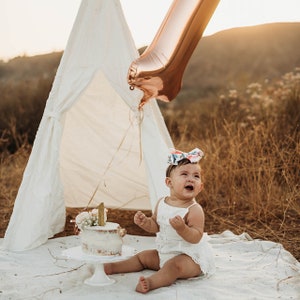 SALE! Boho Chic White Lace Romper w Autumn Sash & Headband Newborn Baby Girl Coming Home Outfit, 1st Birthday Outfit Mommy me Easter