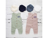Fall Baby Boy Gingham Romper with Monogram or Name. Overalls Jumpsuit Newborn Baby Boy Coming Home Outfit, 1st Birthday Outfit Newsboy Hat