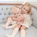 Newborn Baby Girl Boho Lace Romper Dress With Headband - Floral Long Sleeve Jumpsuit