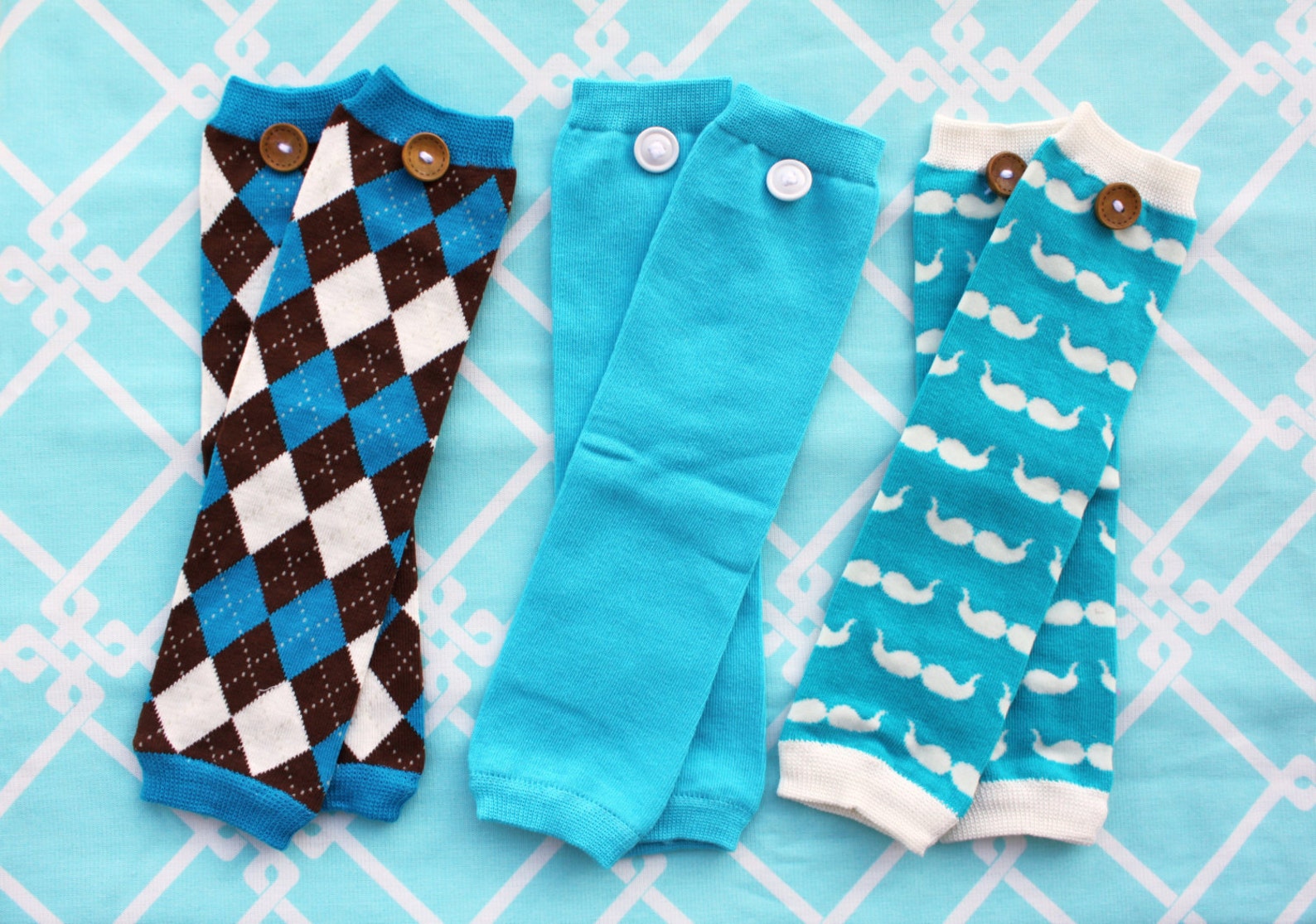 New Baby Boy Button Leg Warmers Chic Couture Boutique Etsy