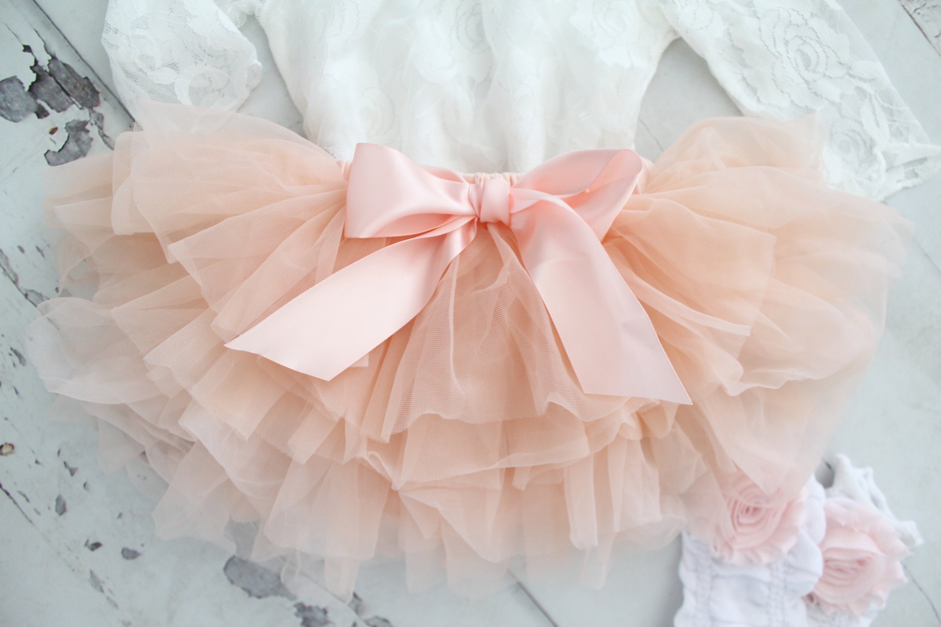 treat ürself girly lace tutu (Beige) F treatürself girly