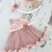 Baby Girl Birthday Dress w Sash Matching Sisters Dress & Lace, Velvet or Satin Rose Headband Birthday Size 6 Months - 8 Years Birthday, Boho 
