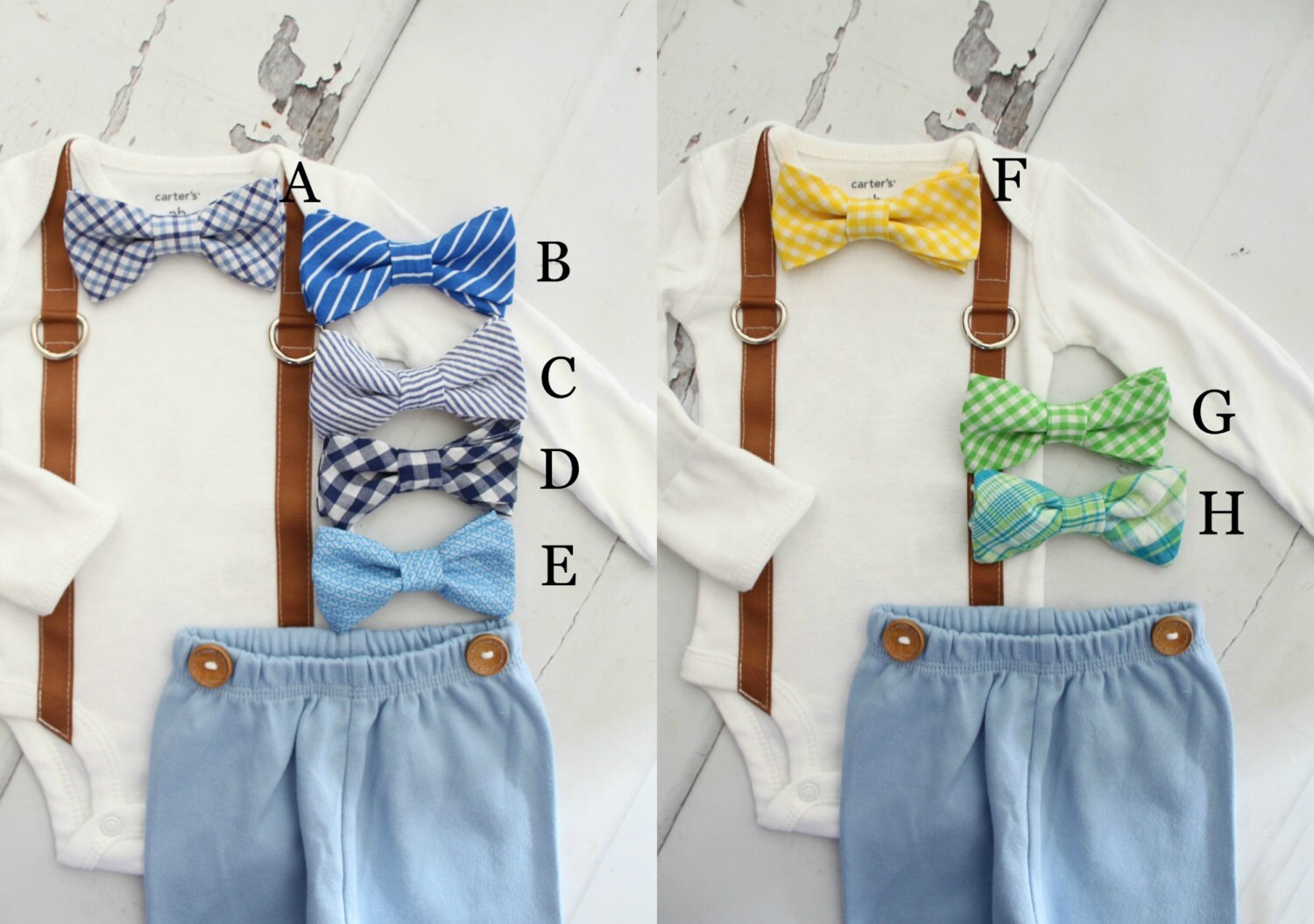 Newborn Baby Boy Coming Home Outfit Set up to 4 Items. Bow Tie Etsy