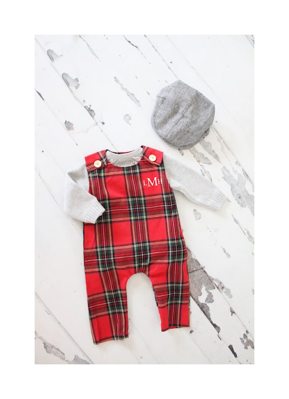 Red plaid sales baby hat
