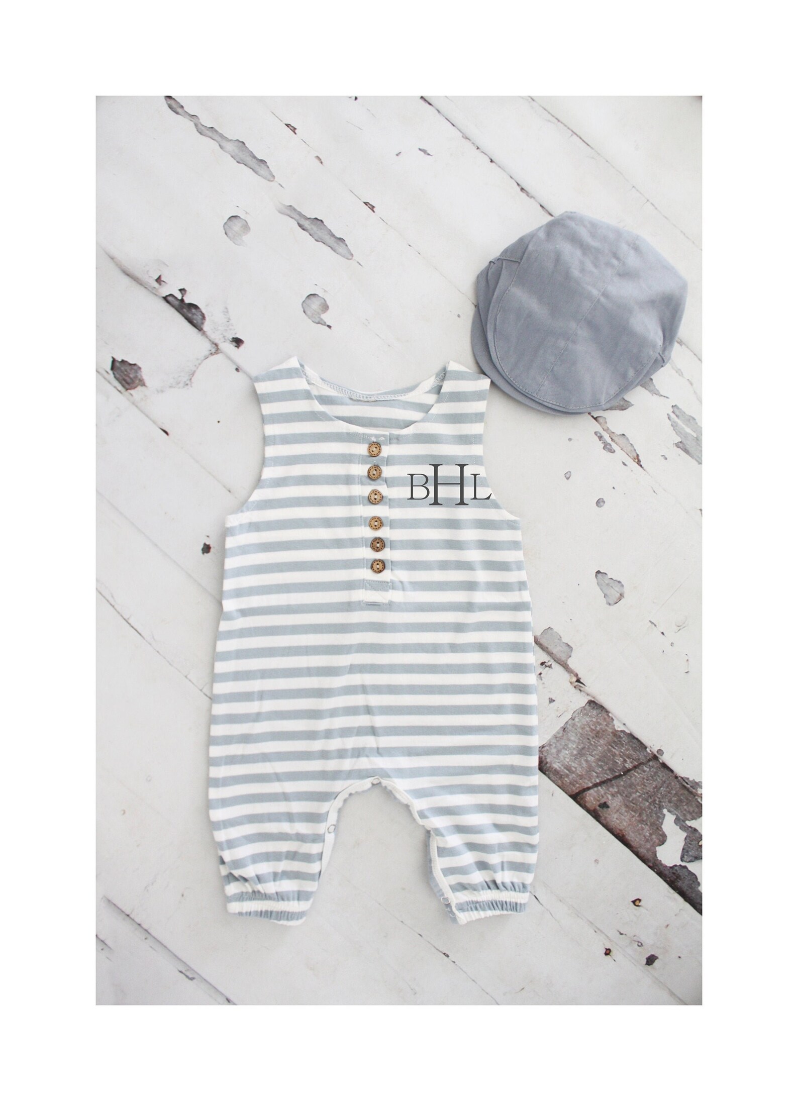 Easter Baby Boy Jumpsuit Romper With Vinyl Monogram or Name. Etsy