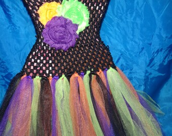 Halloween Tutu Dress (Choose from a variety of colors)