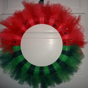 Summer Watermelon Wreath