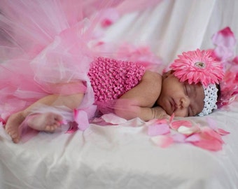 Design Your Own Tutu Dress with a Crochet Tube Top Newborn to Small Toddler