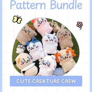 Cute Creature Crew - PDF Pattern (ENGLISH)
