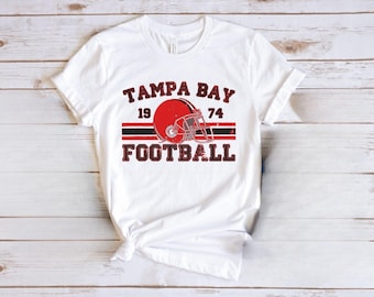 Distressed Tampa Bay Football Shirt TB Football Crewneck Retro Buccaneers Shirt Gift for Buccaneers Football Fan TB Buccaneers Gift Game Day