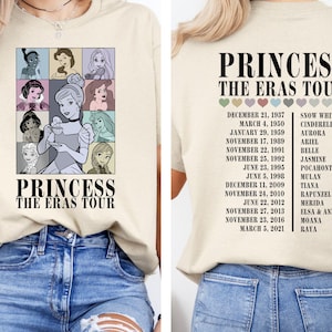 Princess The Eras Tour Shirt, Princess Tour Shirt, Retro Disney Shirt, Disney Princess Shirt, Princess Eras Tour Shirt