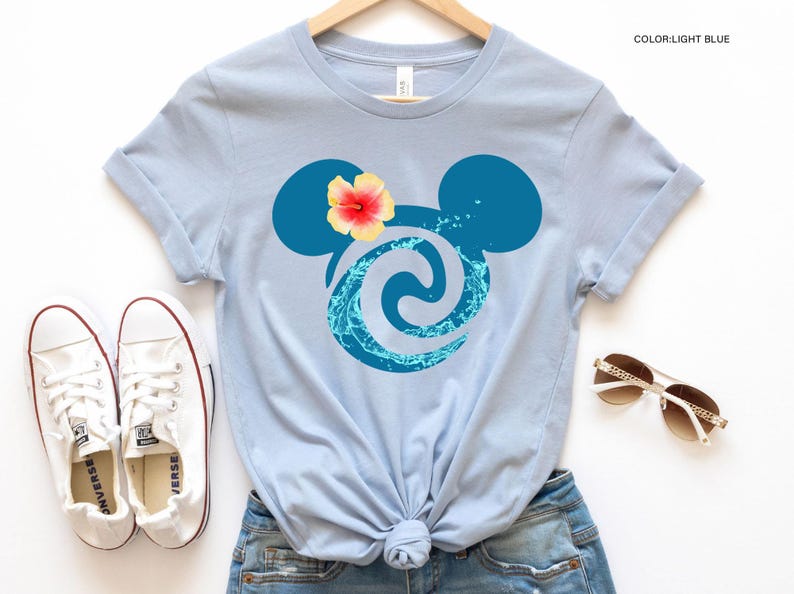 Disney Moana shirt, Moana Family Shirts for Woman, Disney Moana Shirts for Girl, Moana Mickey Ears Shirt, Moana t-shirt,Moana birthday party image 6
