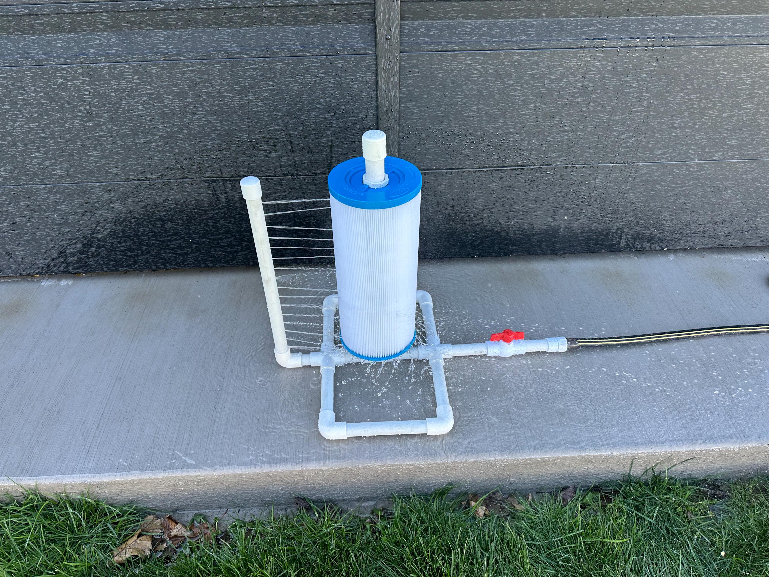 Pool and Hot Tub Filter Cleaner