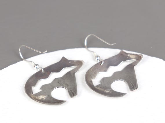 Solid Sterling Silver Navajo Native American Sout… - image 4