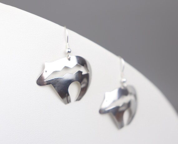 Solid Sterling Silver Navajo Native American Sout… - image 2