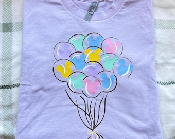 Disney Mickey Balloon Cropped Boxy Tee