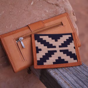 Porte-cartes en cuir fait main - Noir ou cognac - Portefeuille fin - Cuir de vachette de haute qualité - Fabriqué en Argentine