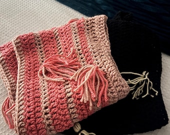 Wednesday & Enid-Inspired Crochet Snoods | Cozy Handmade Circle Scarves | Buy One or Both!