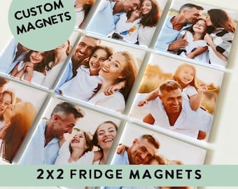 Personalized Family Photo Magnets, Family Fridge Magnets, Personalized Gift, Refrigerator Magnet, Family Picture Magnet, Family Magnet